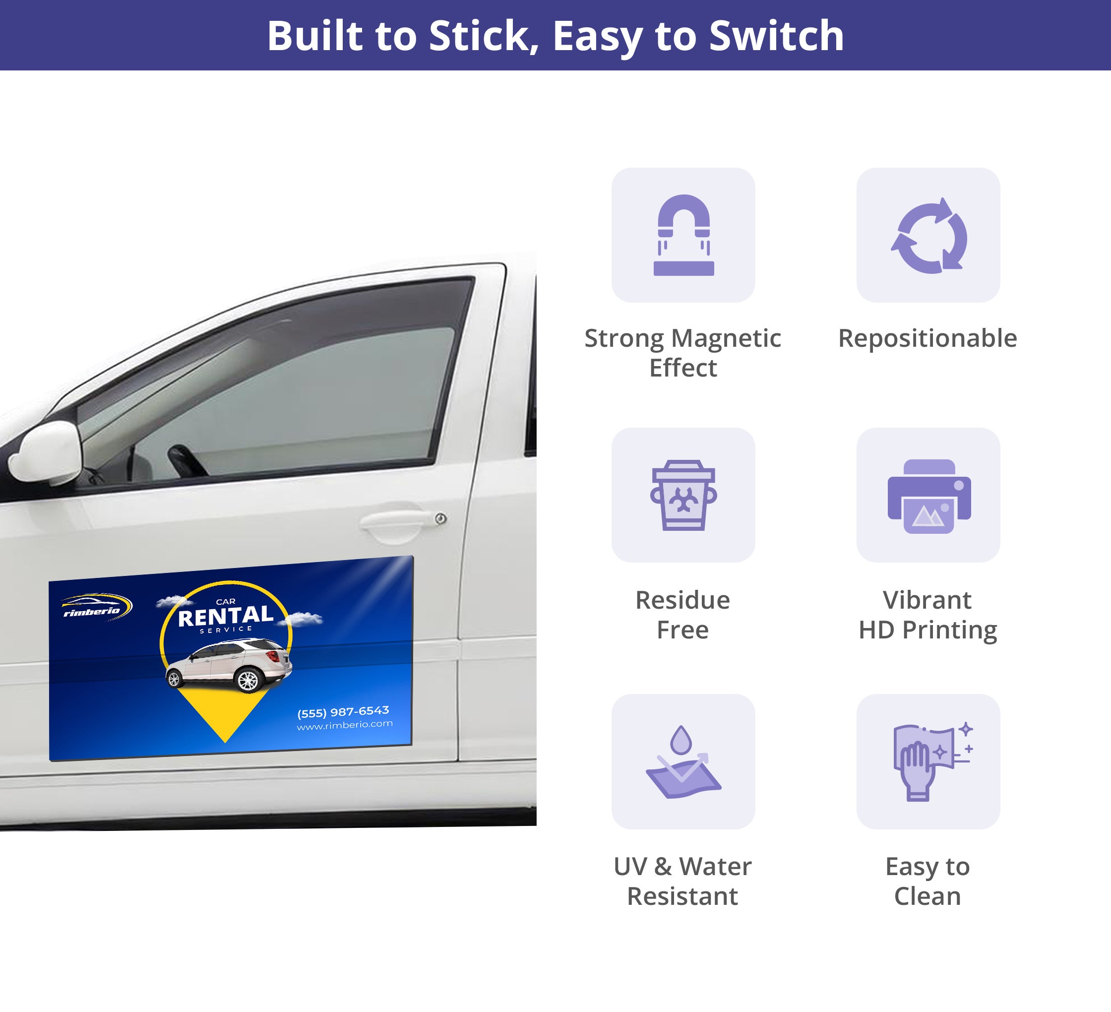 Vehicle Magnetic Signs