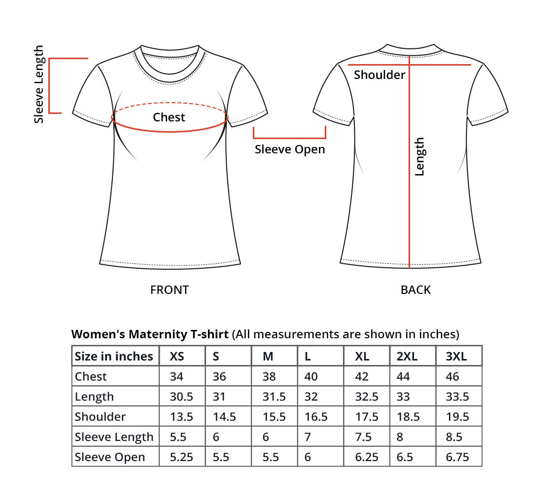 Maternity T-Shirt - Printed