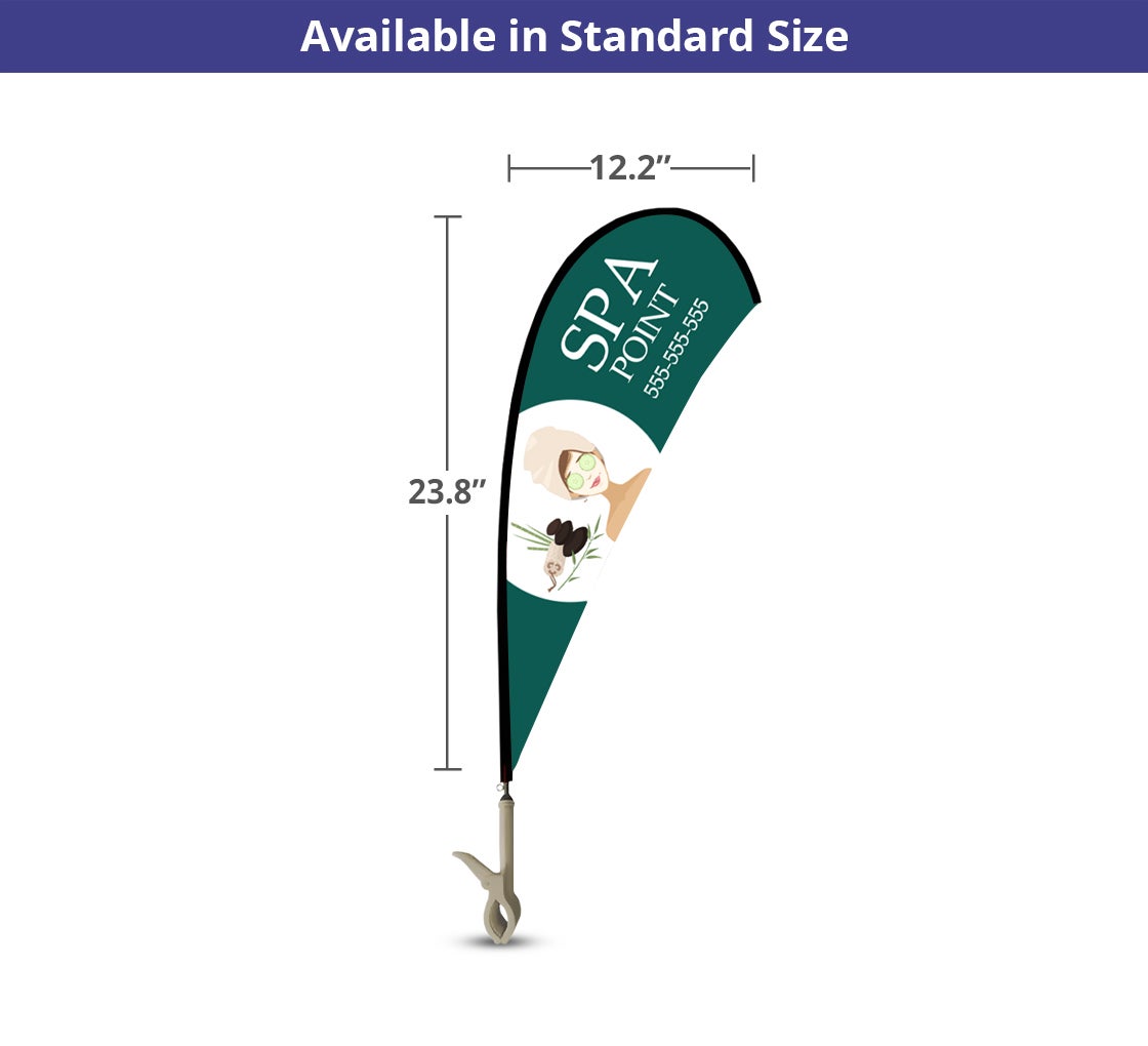 Clip Flags - Teardrop