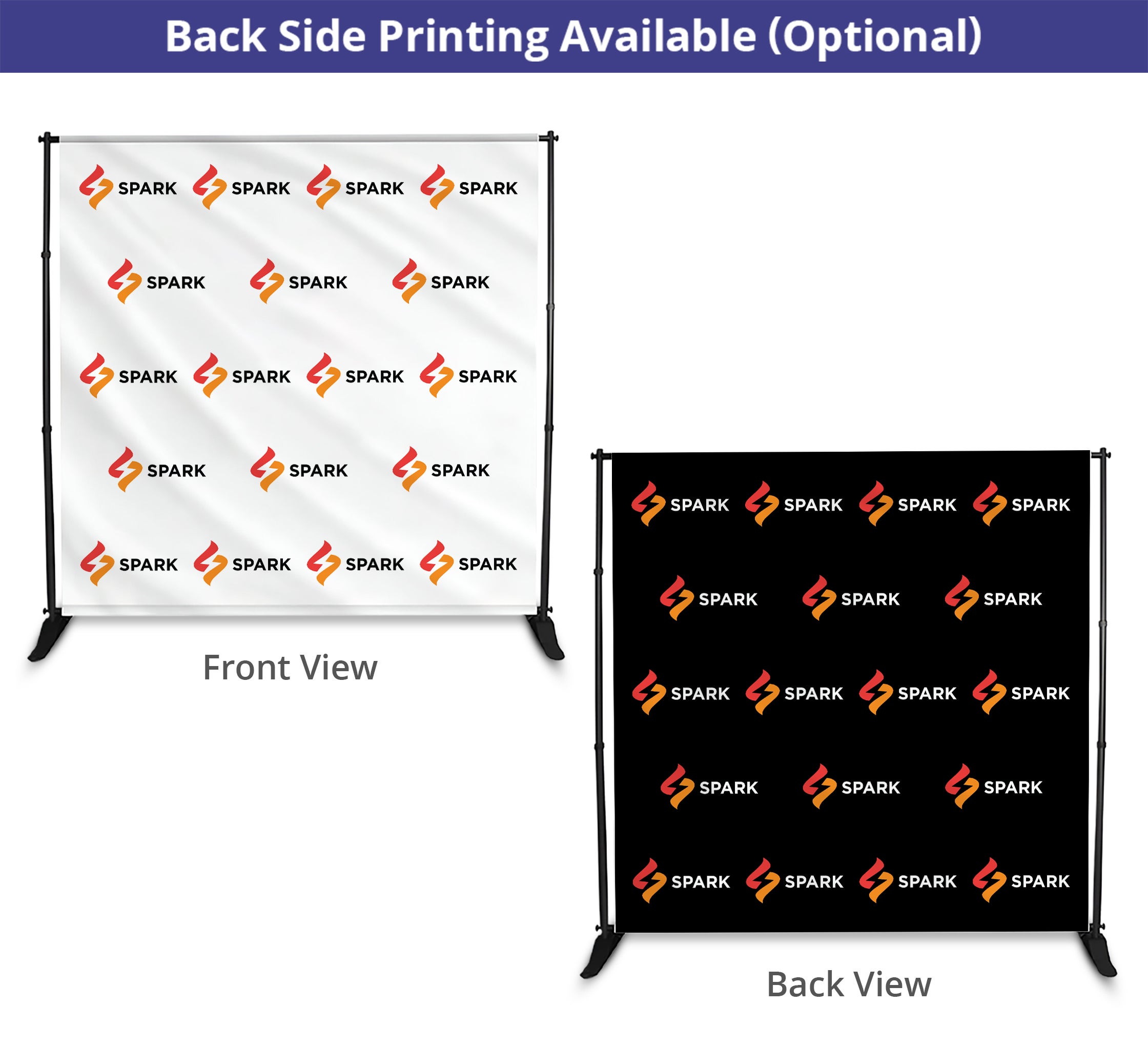 8ft x 8ft Step and Repeat Banners