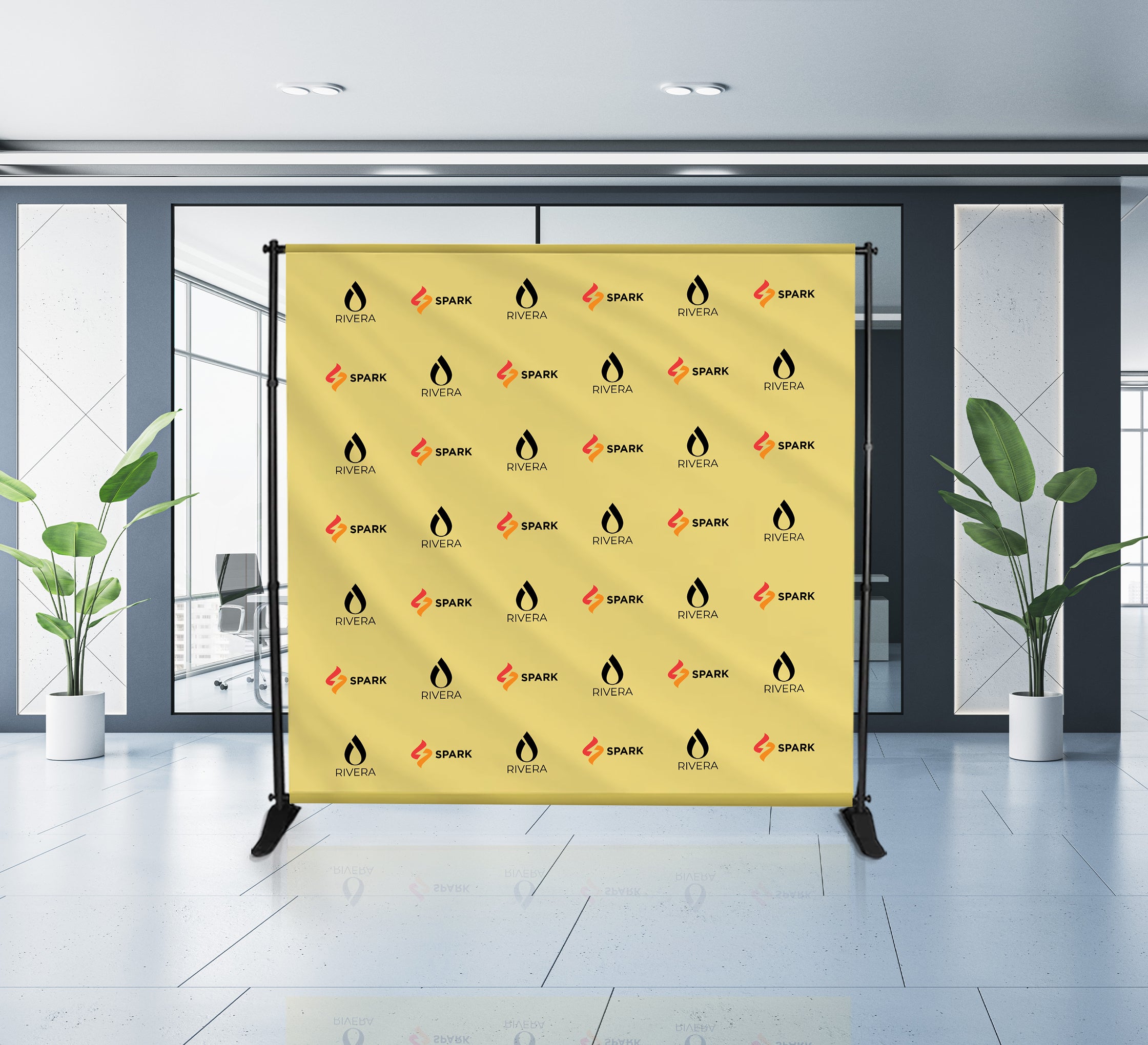 8ft x 8ft Step and Repeat Banners