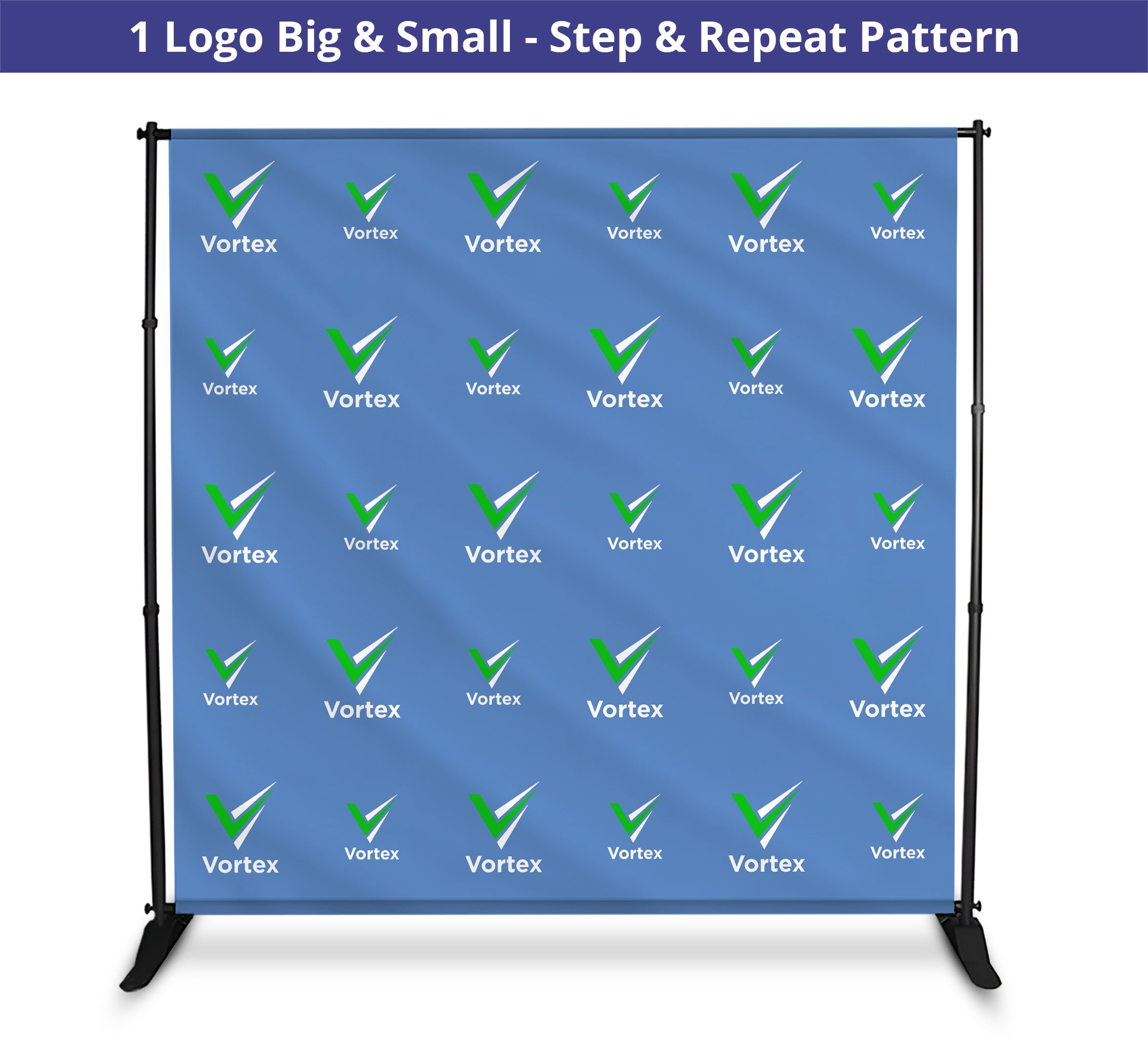 8ft x 8ft Step and Repeat Banners