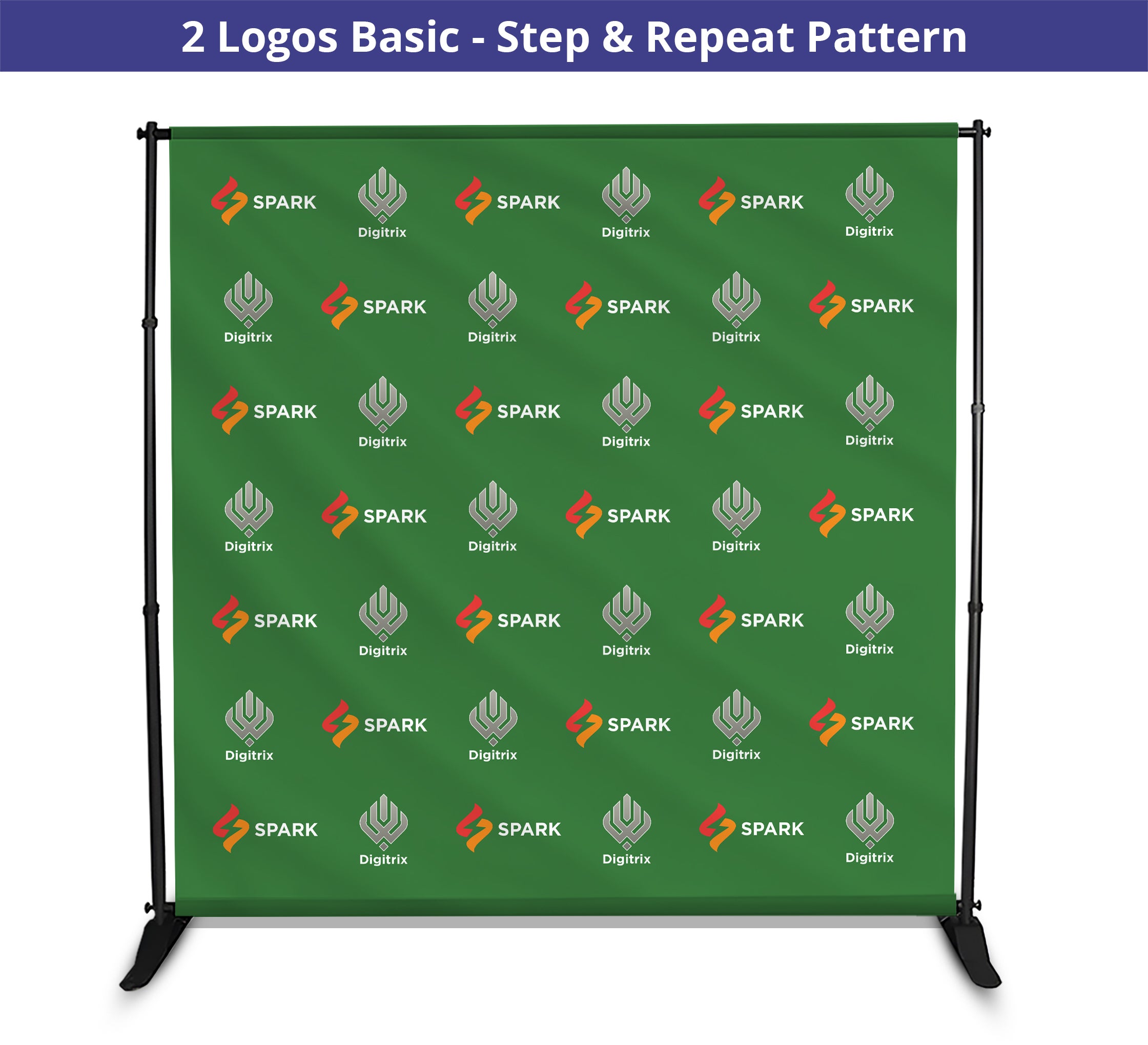 8ft x 8ft Step and Repeat Banners