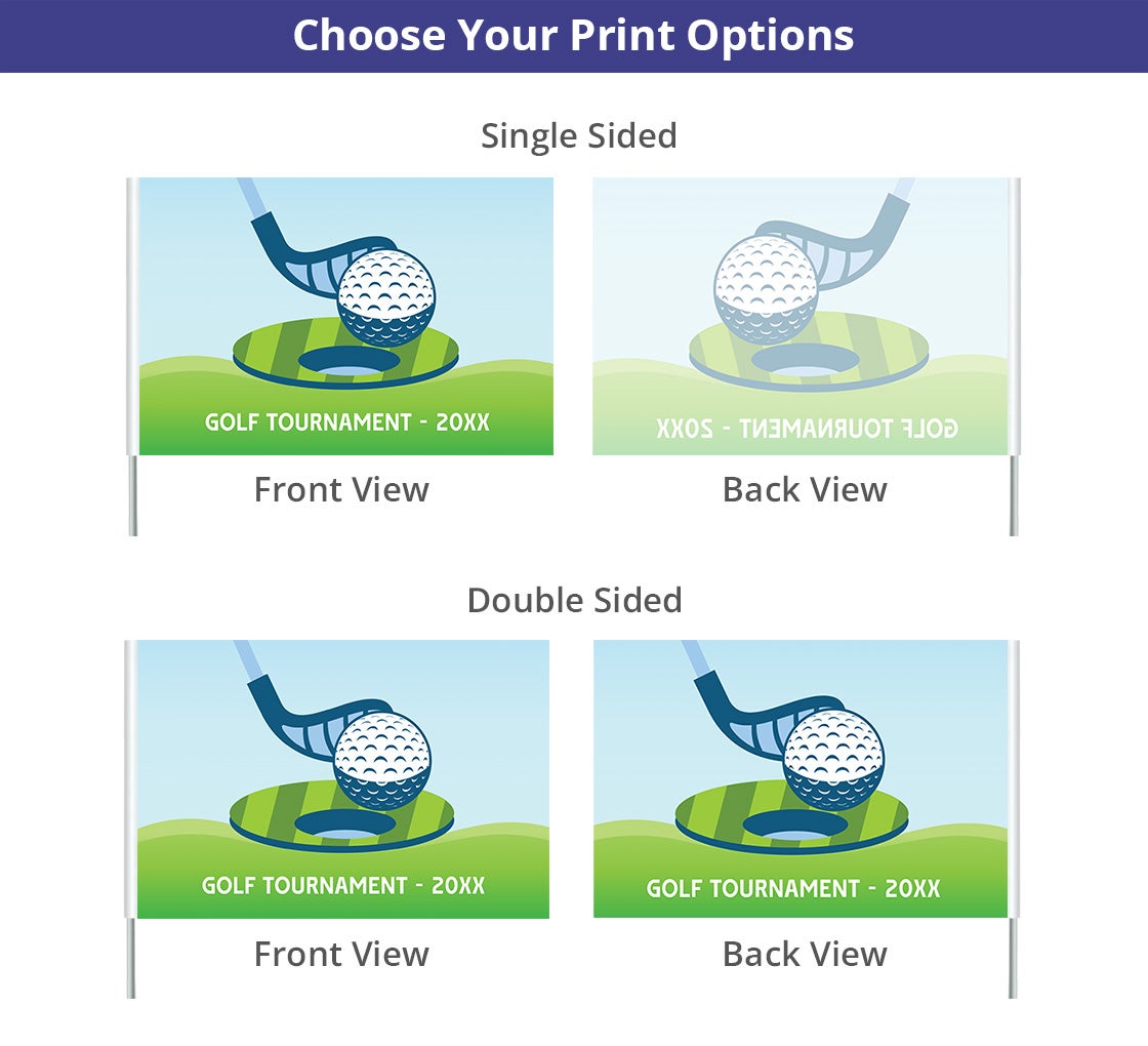 Golf Flags - Rectangle