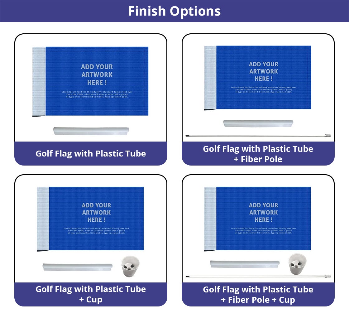 Golf Flags - Rectangle