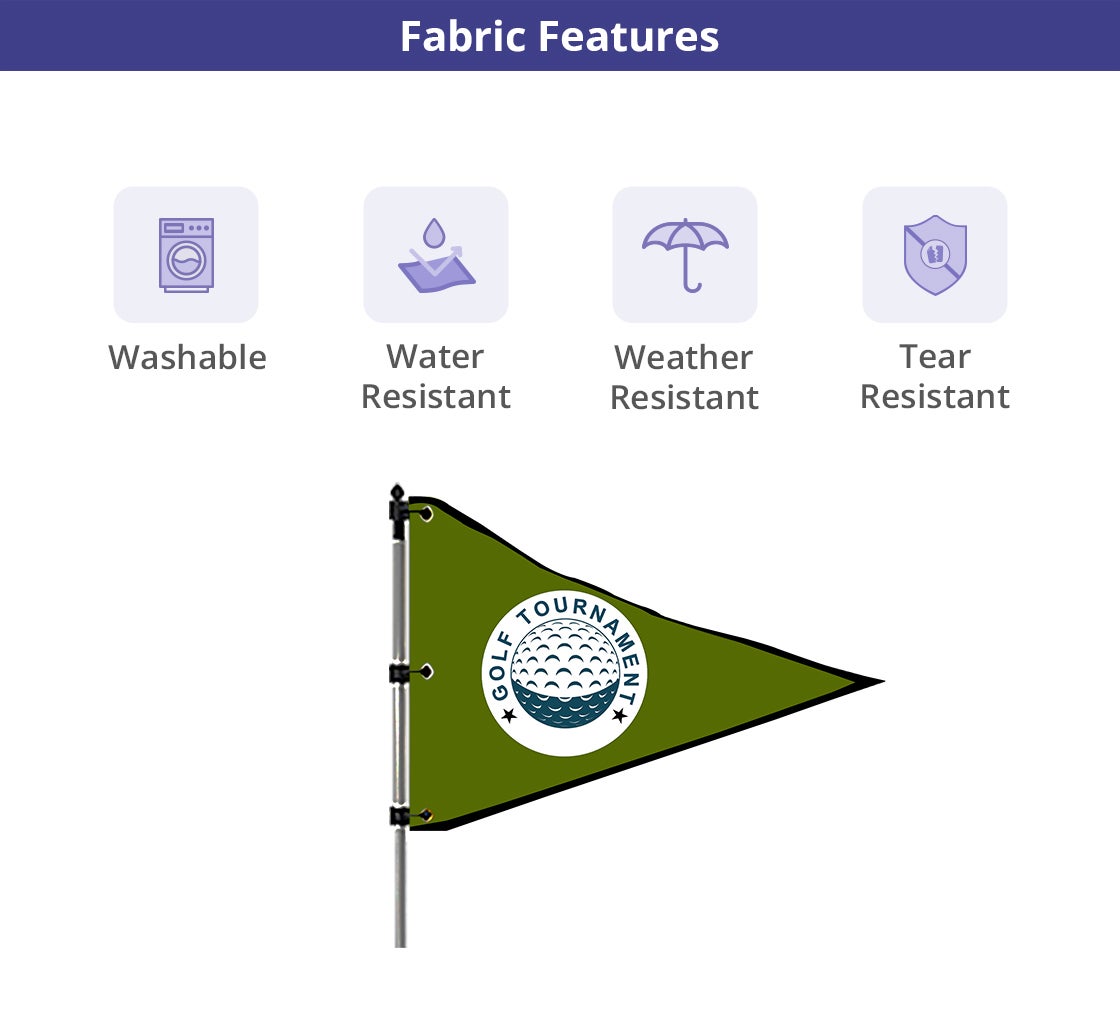 Golf Flags - Triangle