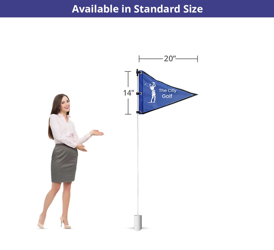 Golf Flags - Triangle
