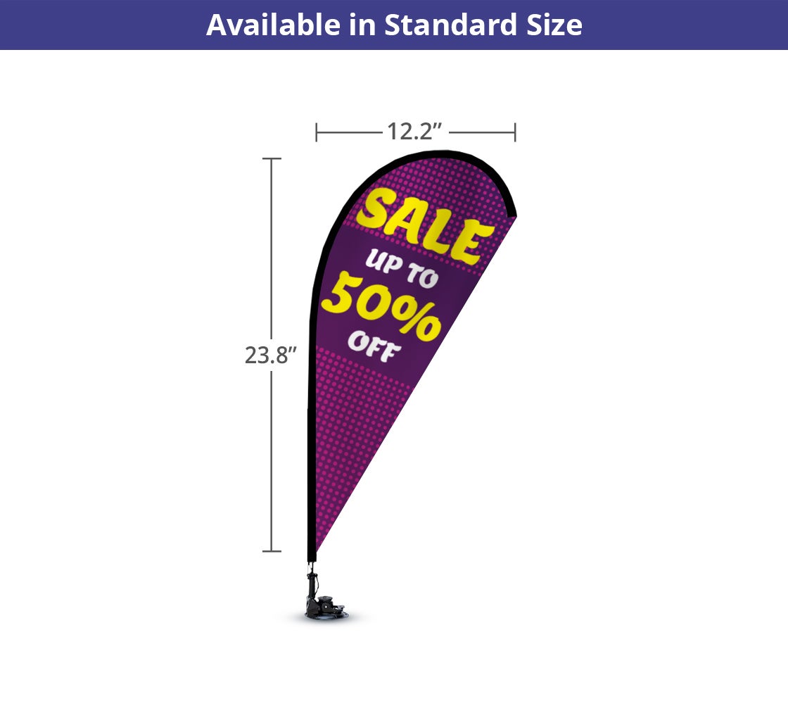 Suction Cup Flags - Teardrop