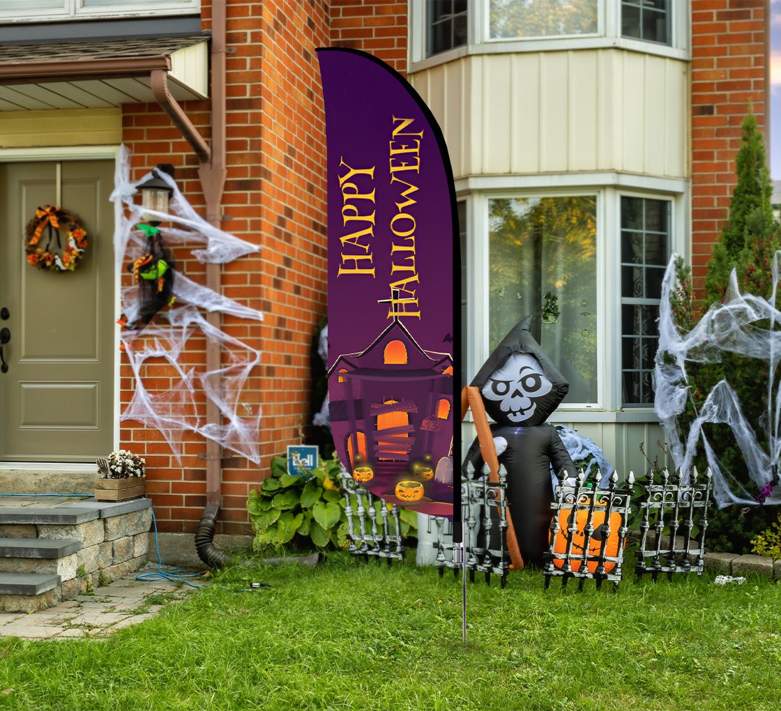 Halloween Feather Flags