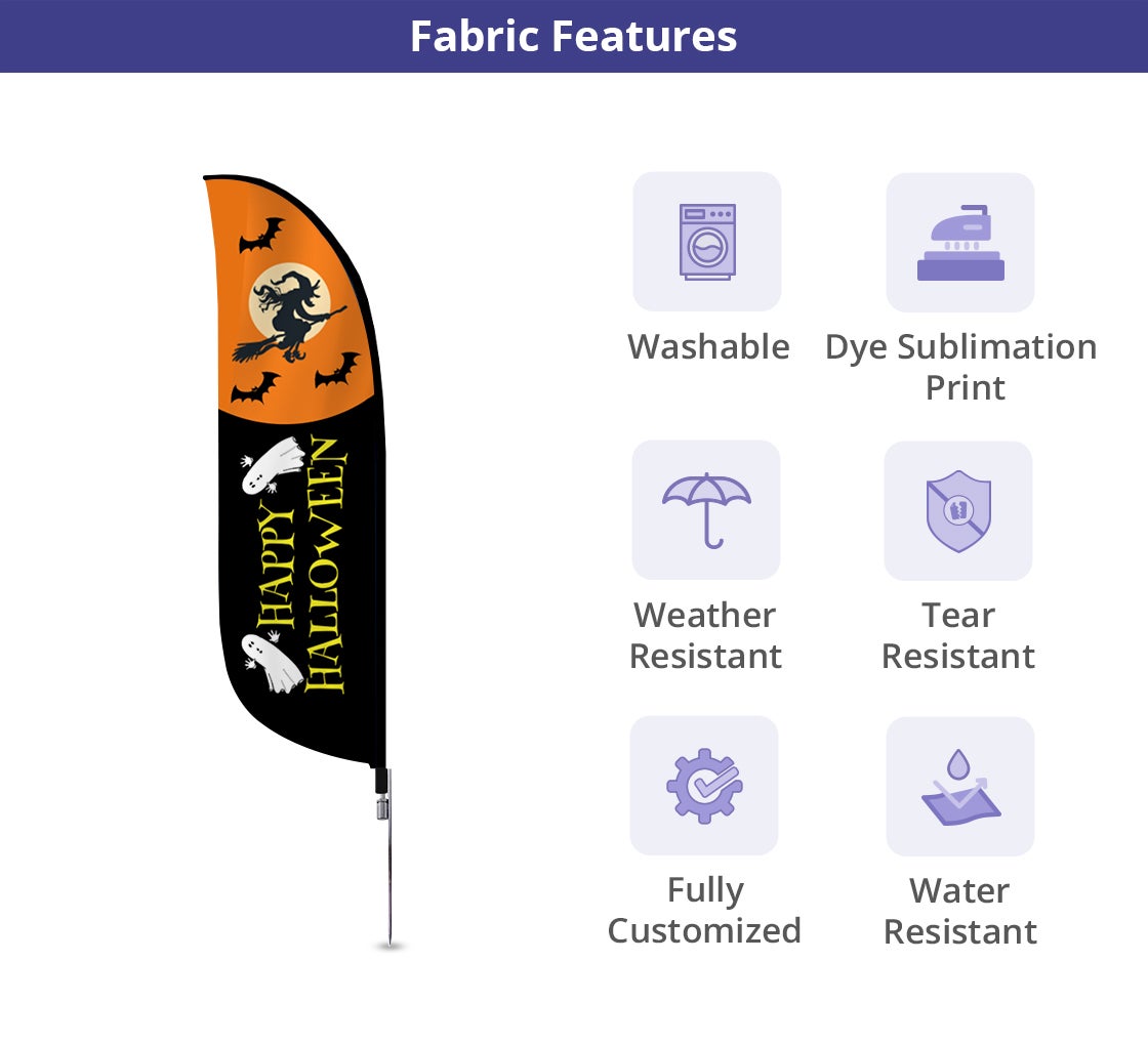 Halloween Feather Flags