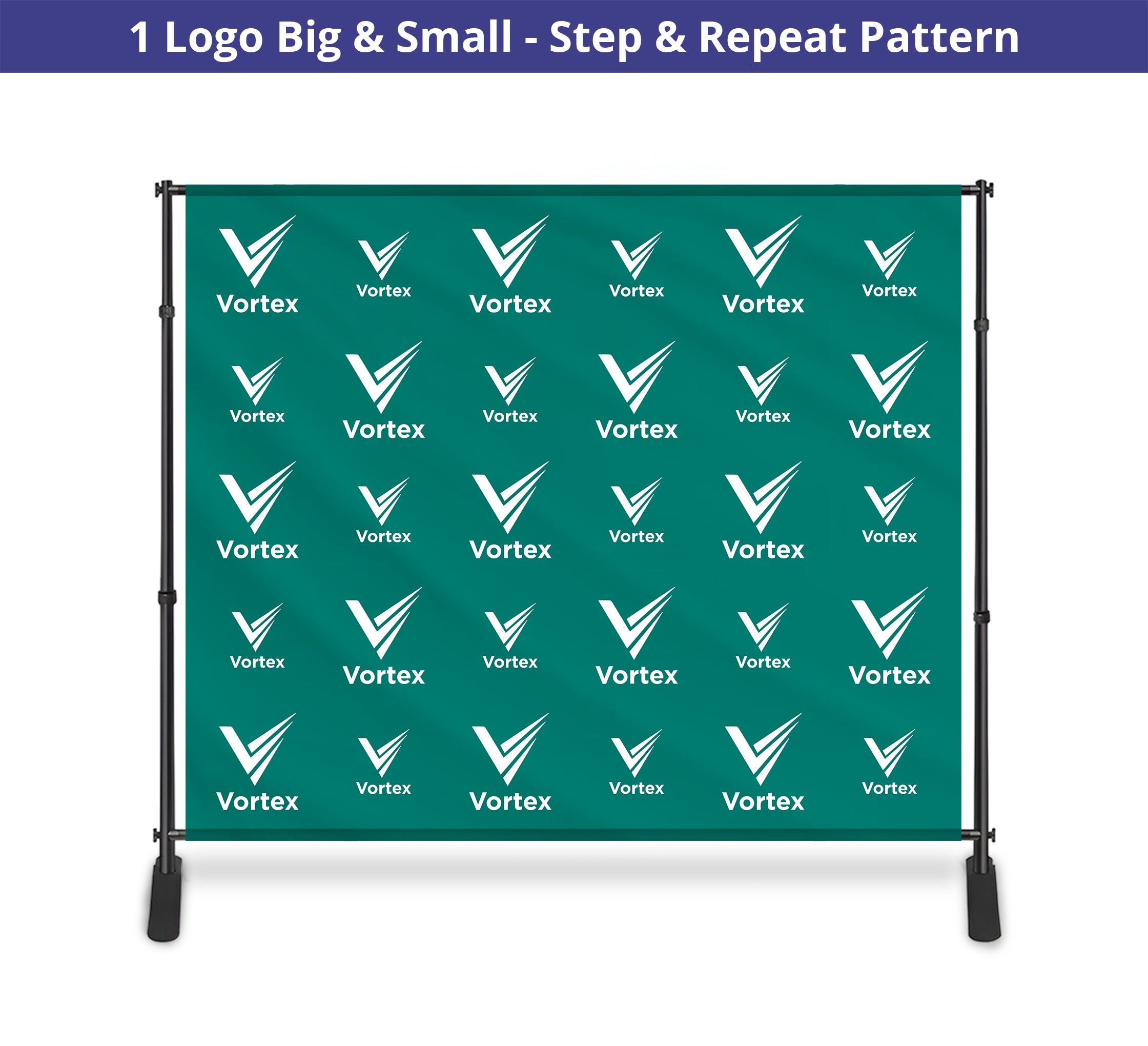 10 ft x 8 ft Step and Repeat Adjustable Banner Stands