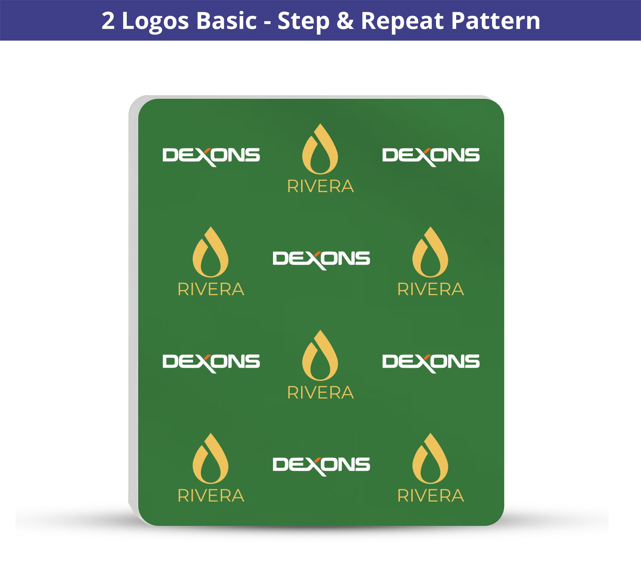 8 ft x 10 ft Step and Repeat Wall Box Fabric Display