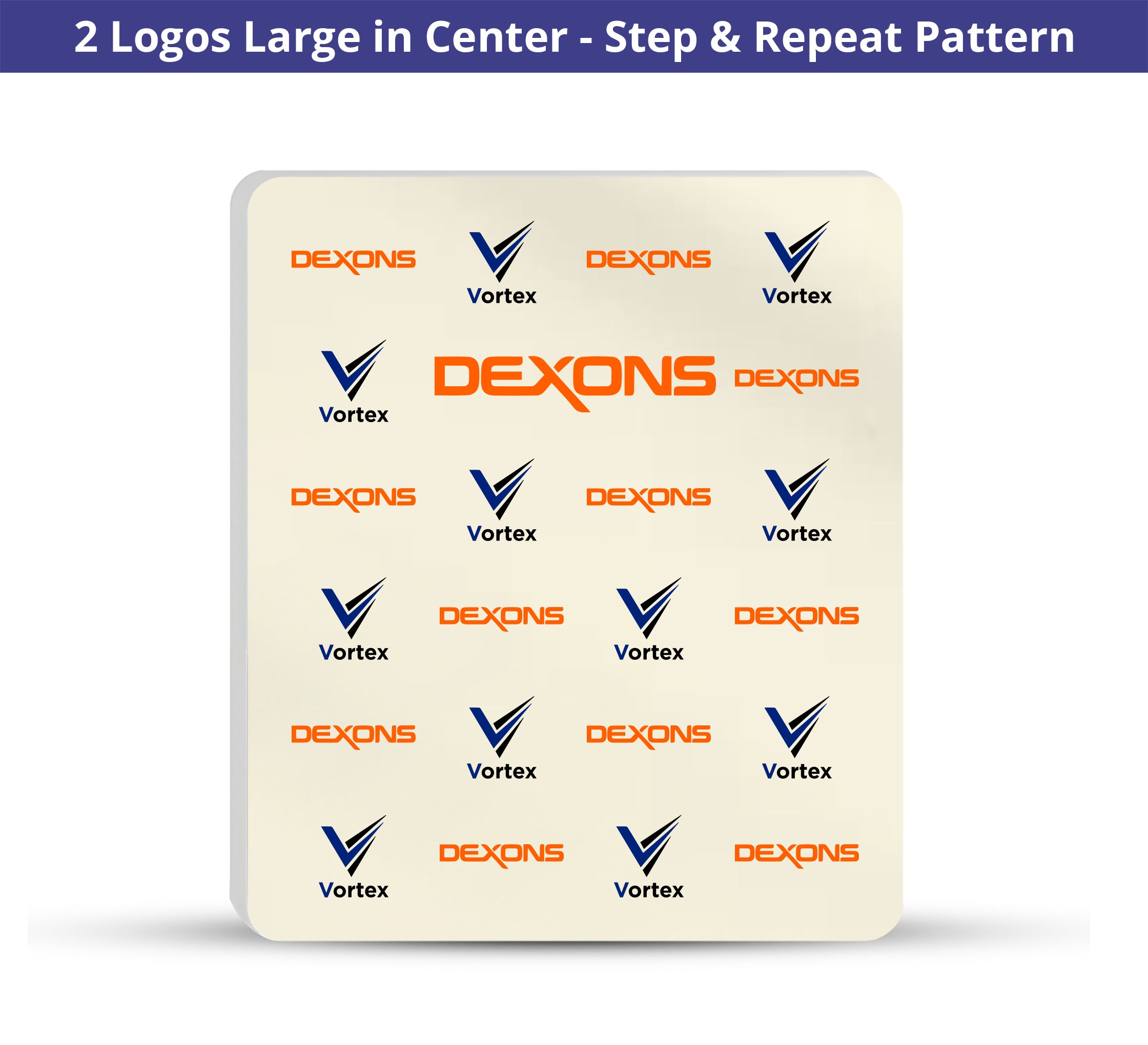 8 ft x 10 ft Step and Repeat Wall Box Fabric Display
