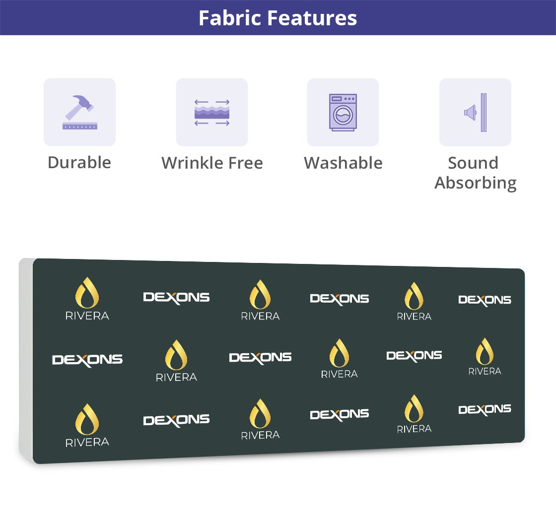 20 ft x 8 ft Step and Repeat Wall Box Fabric Display