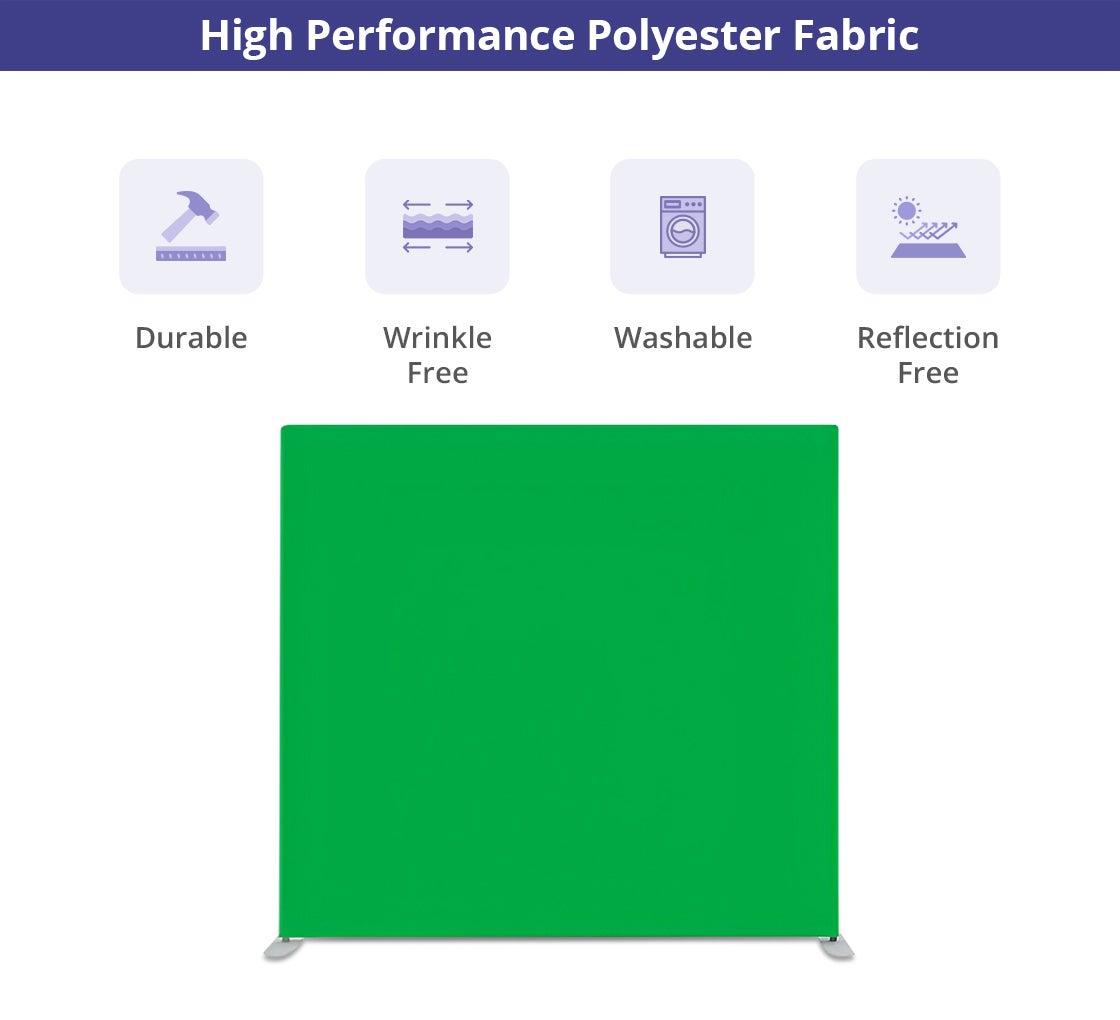 Green Screen Straight Pillow Case Background