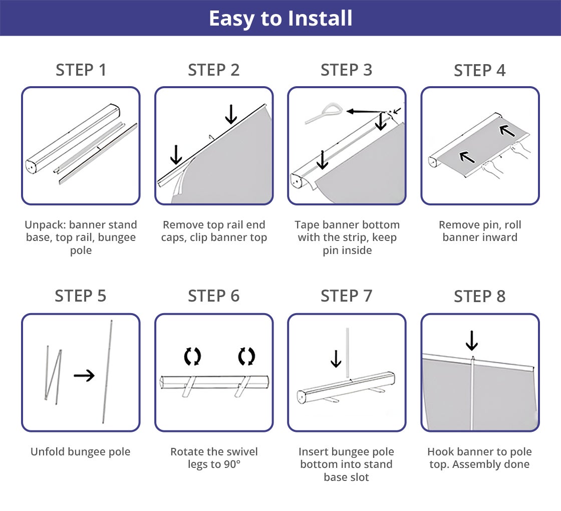 Halloween Roll Up Banner Stands