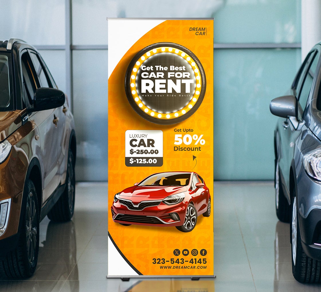 LT Banner Stands Double Sided