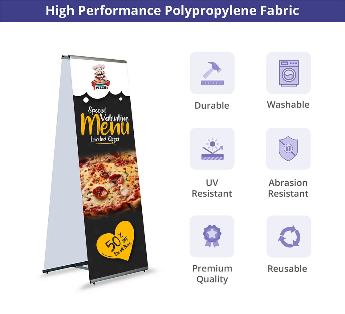 LT Banner Stands Double Sided