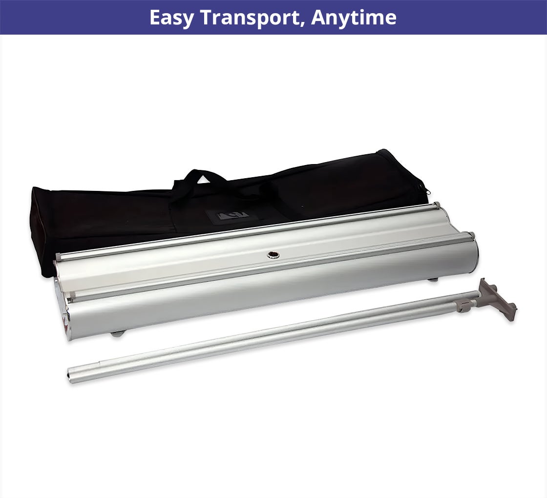 Deluxe Wide Base Double-screen Roll Up Banner Stands