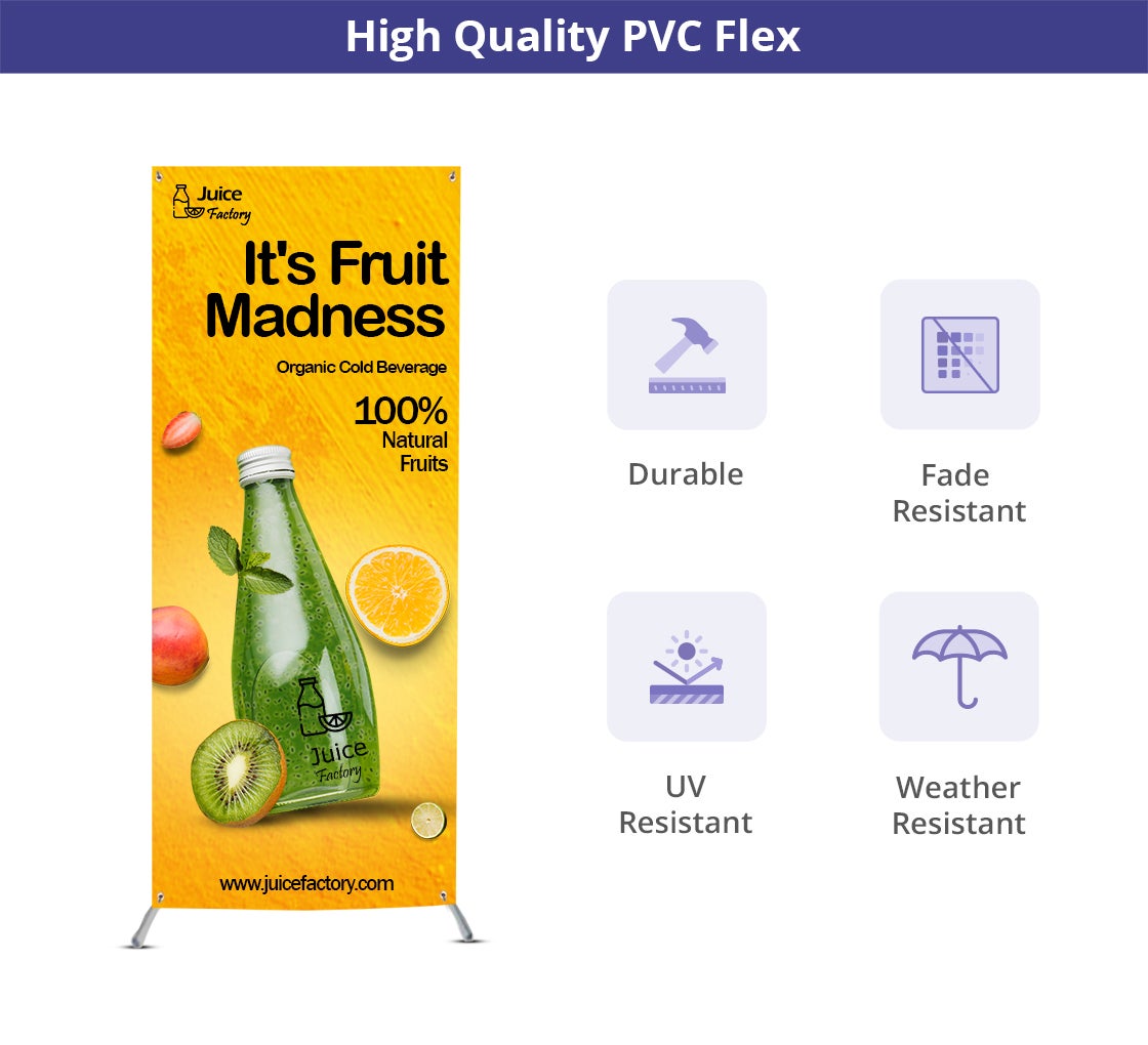 Multifunctional Adjustable X Banner Stands