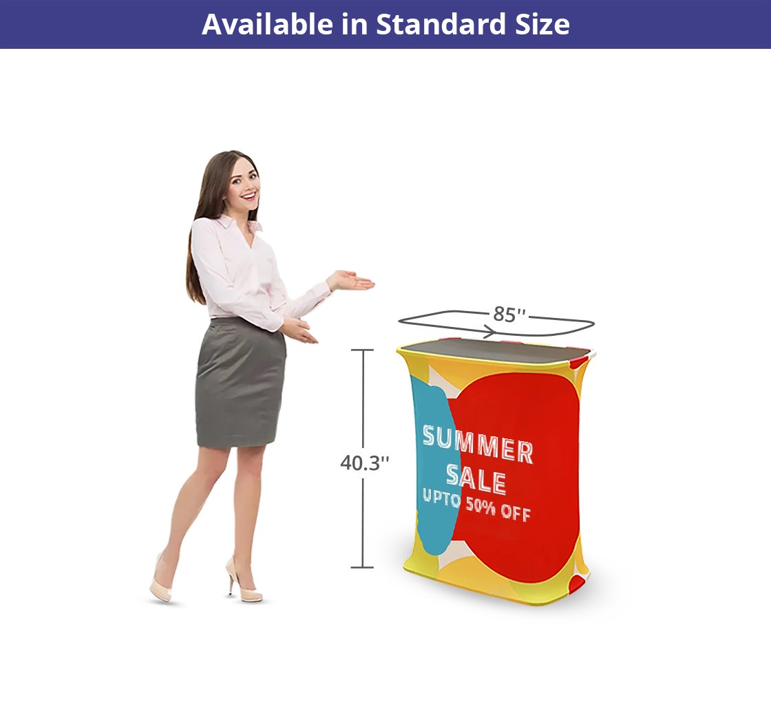 Fabric Pop Up Booth Square