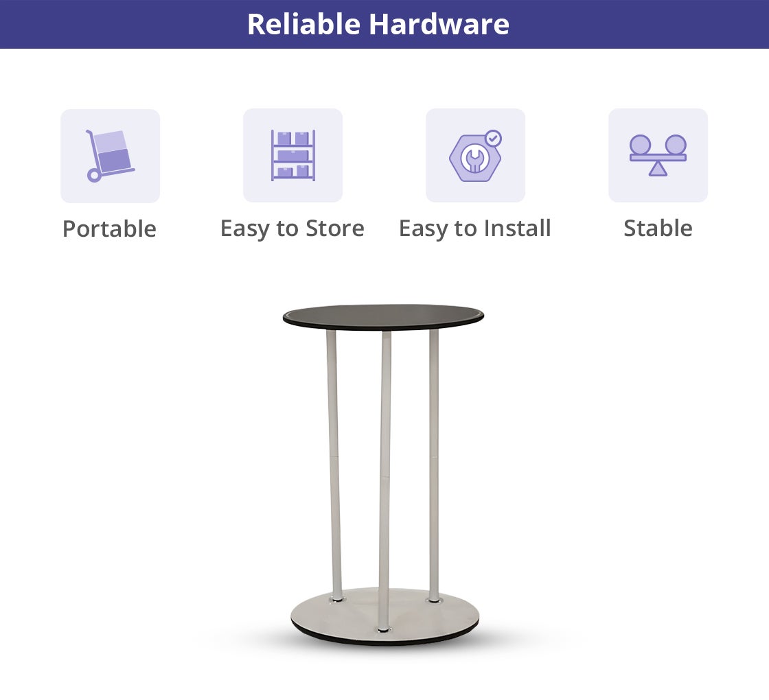 Fabric Pop Up Booth Oval