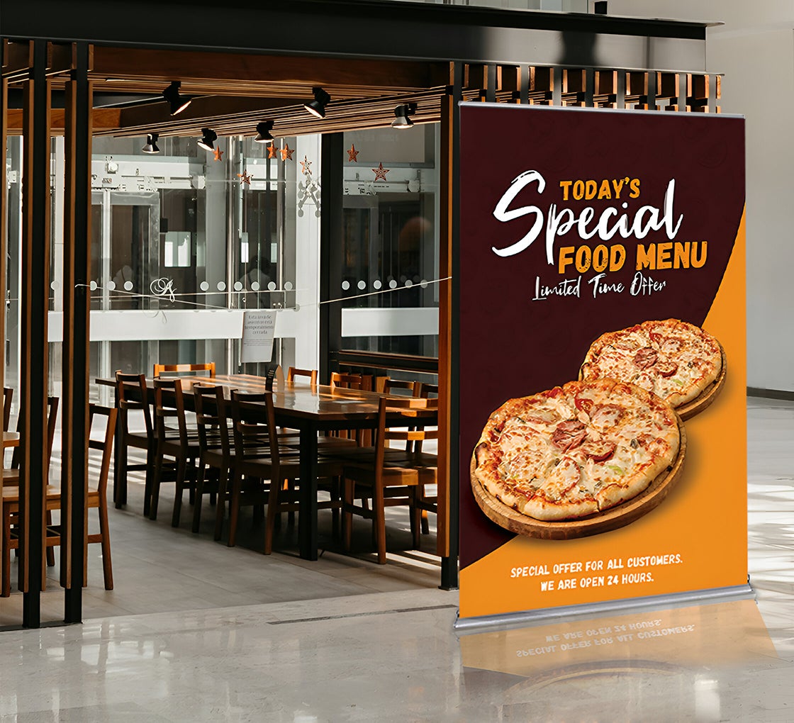 Silverstep 48'' Retractable Banner Stand