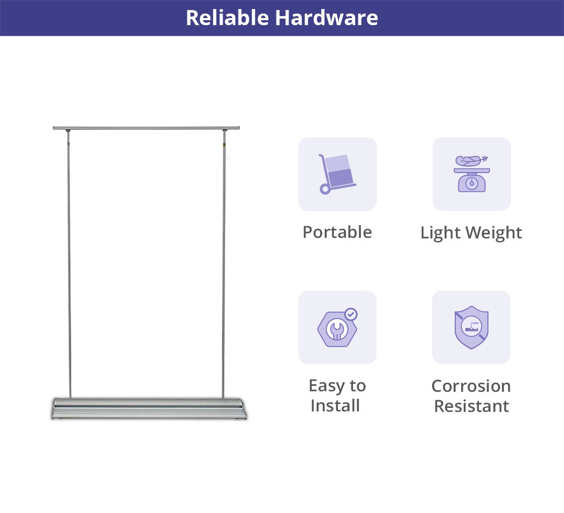 Silverstep 48'' Retractable Banner Stand