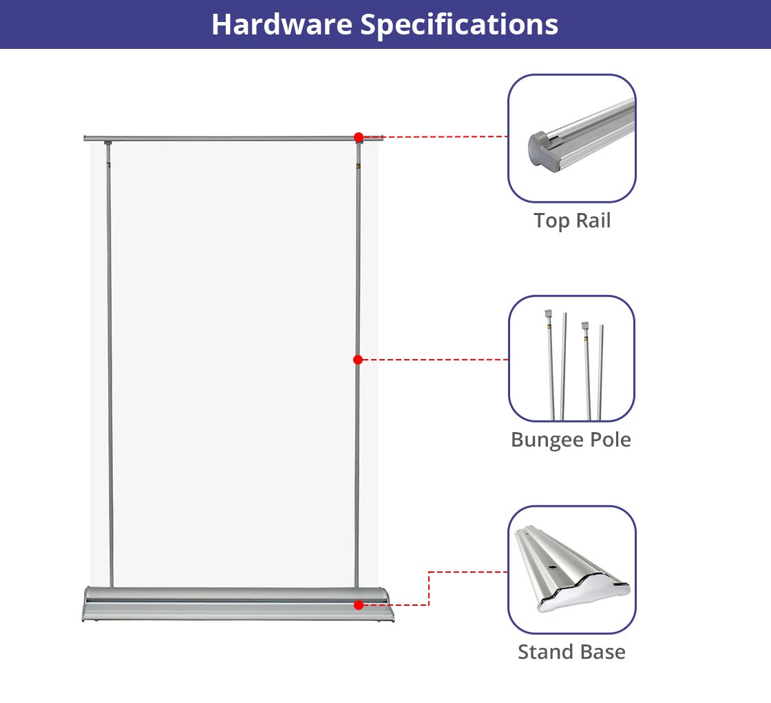 Silverstep 48'' Retractable Banner Stand