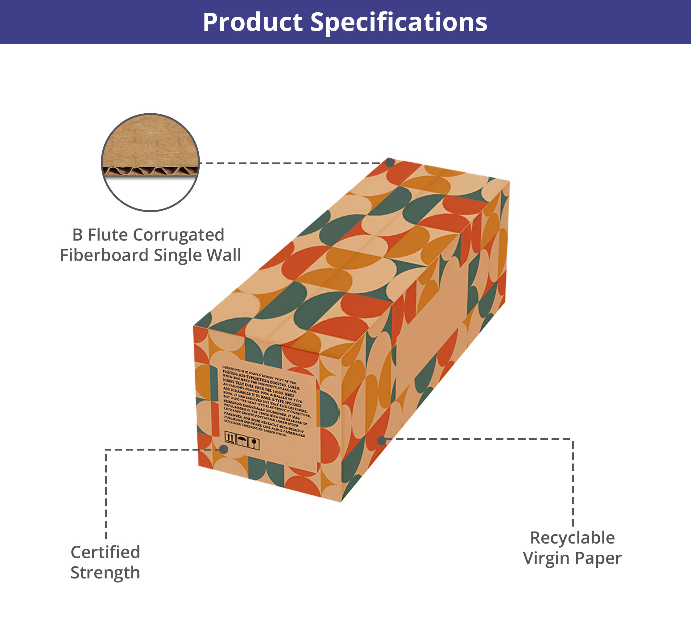Long Boxes - Brown (Printed)
