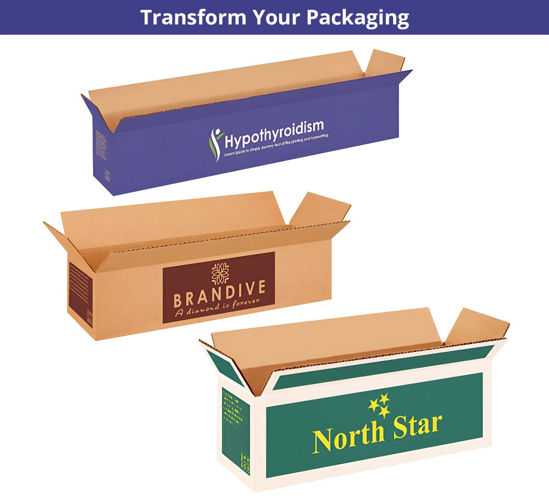 Long Boxes - Brown (Printed)