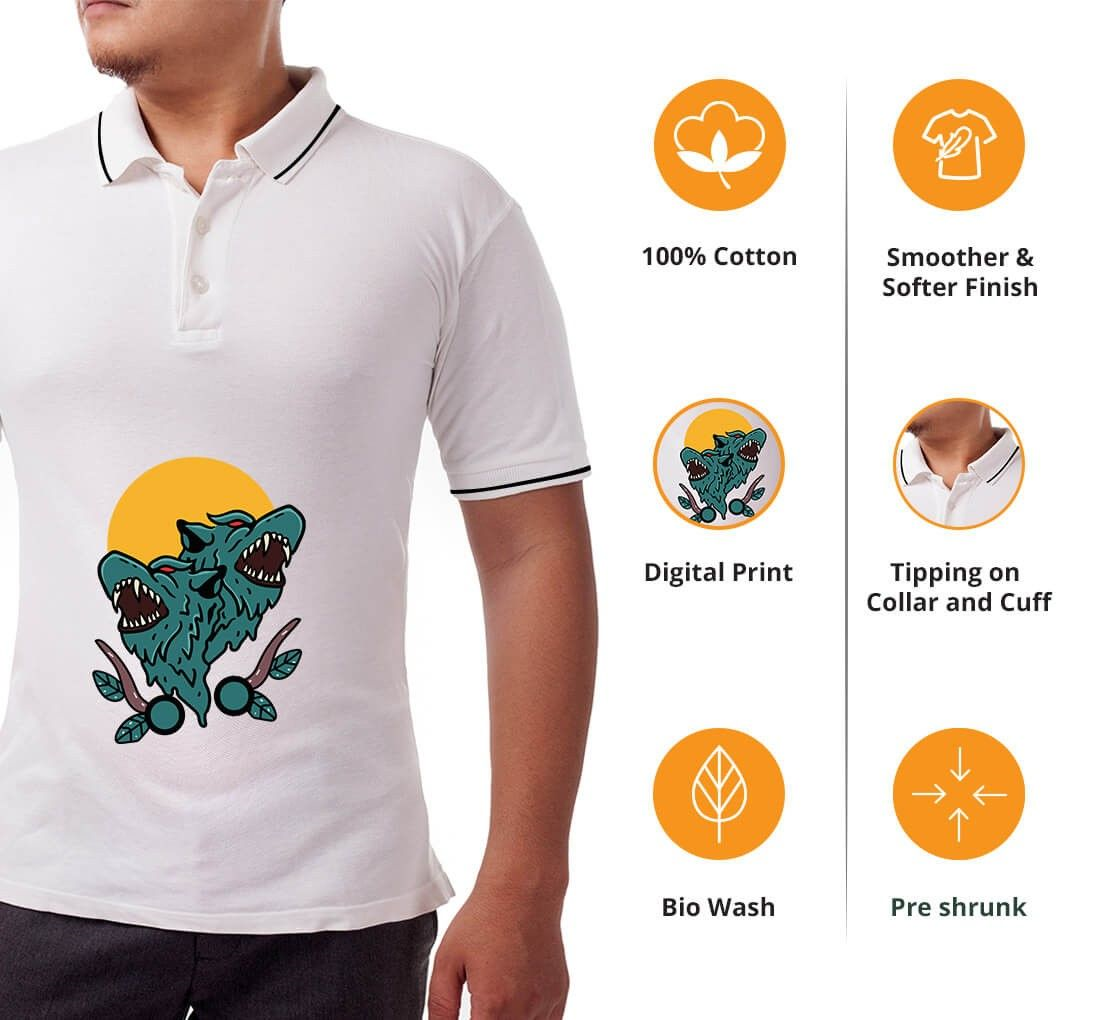 Men's Polo Shirt - Printed