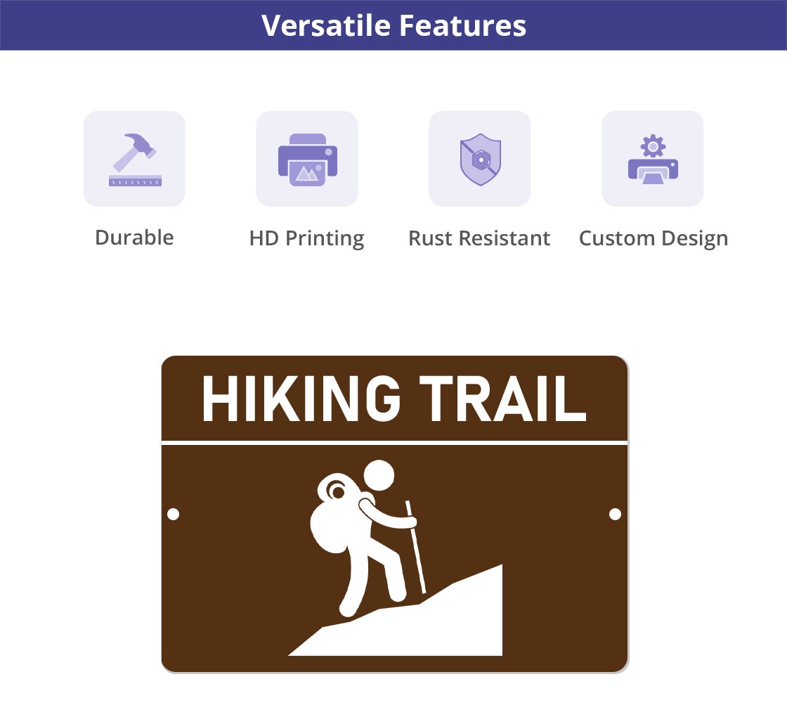 Custom Trail Markers Signs