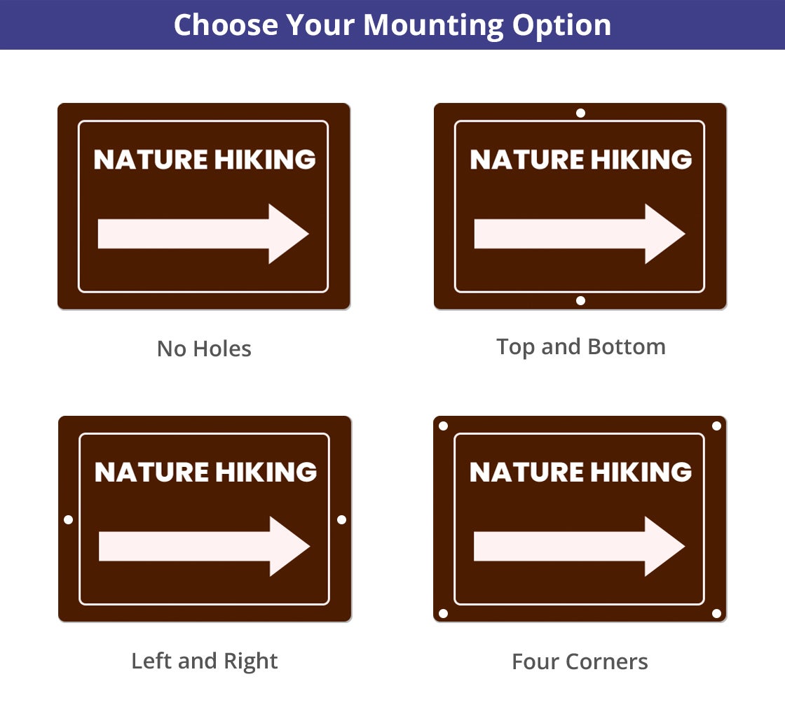Custom Trail Markers Signs