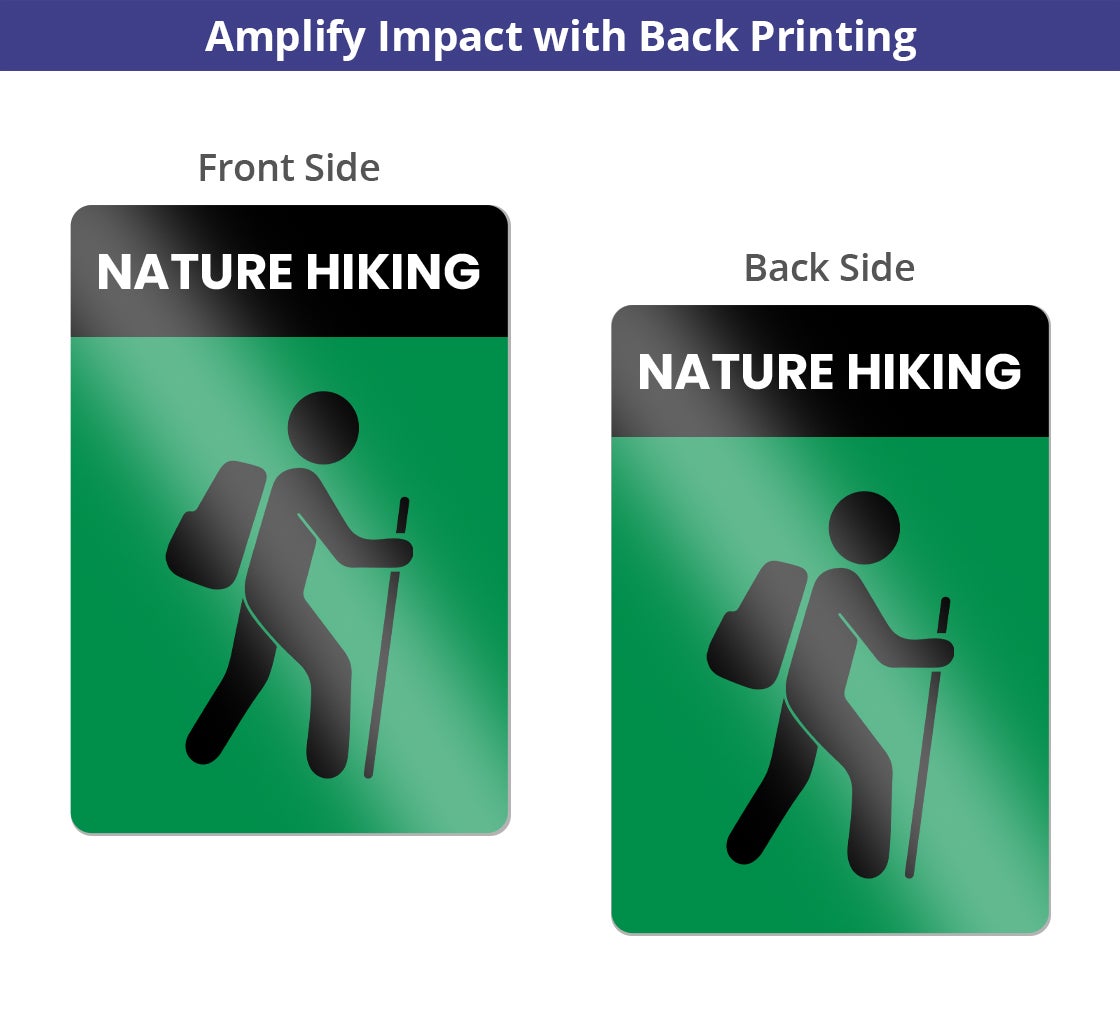 Reflective Custom Trail Markers Signs