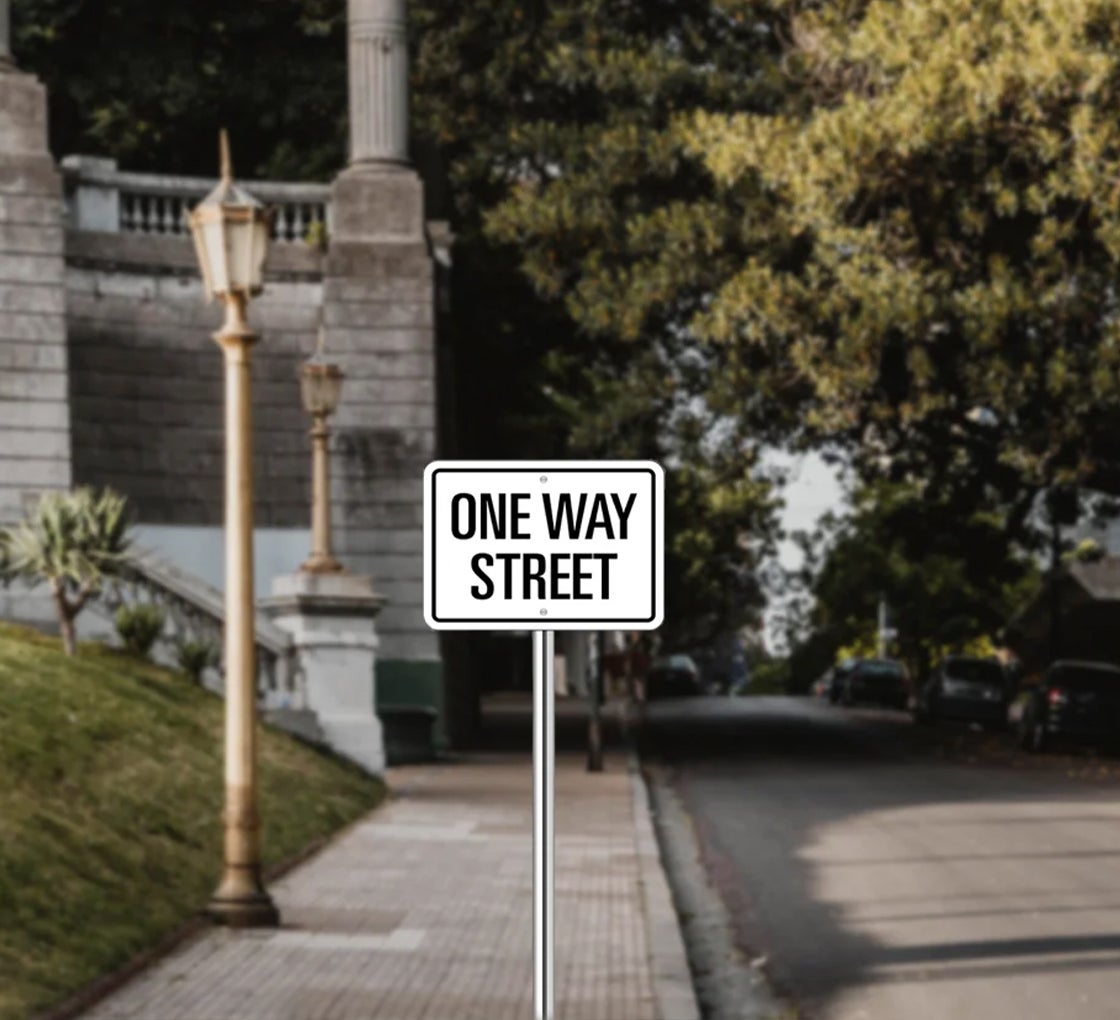 One Way Street Signs