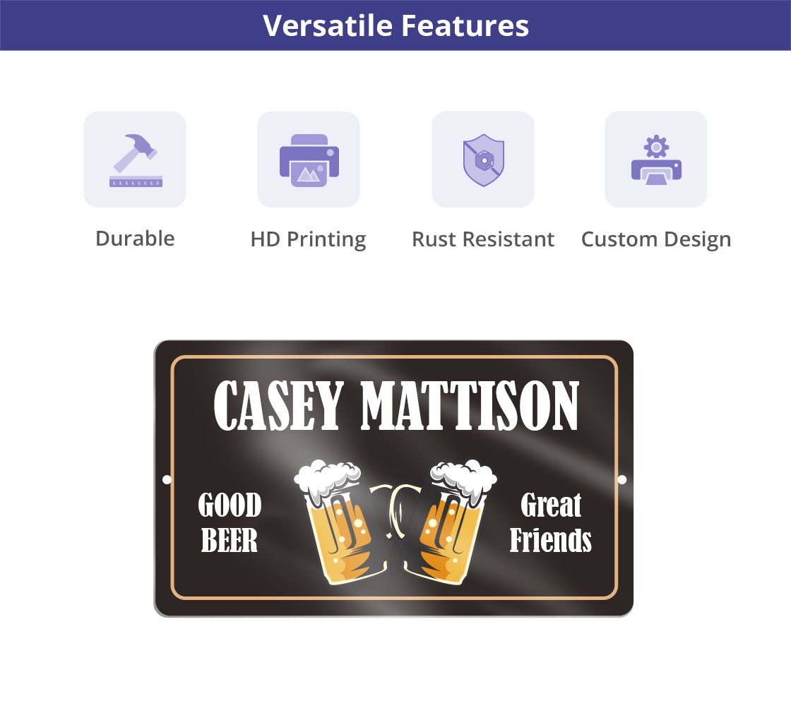 Reflective Bar Signs