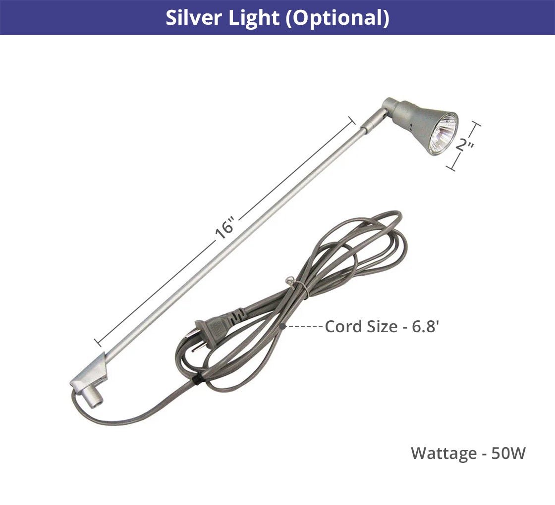 Silverstep Tabletop 36'' Retractable Banner Stand