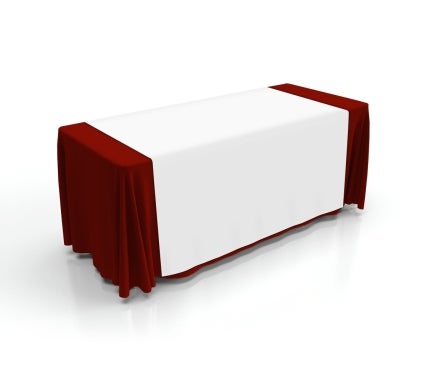 5' x 6' Table Runners - White