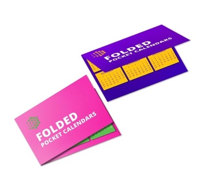 Folded Pocket Calendars