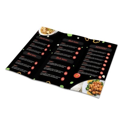 Folded Custom Menus