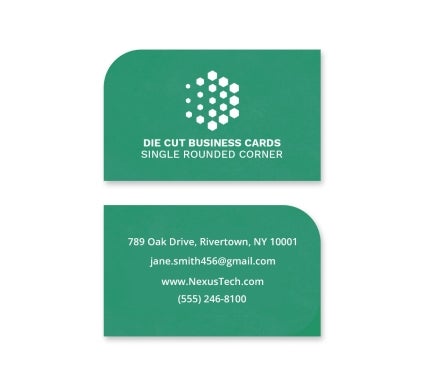 Die-Cut Business Cards