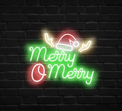 Merry Merry Deer Neon Sign