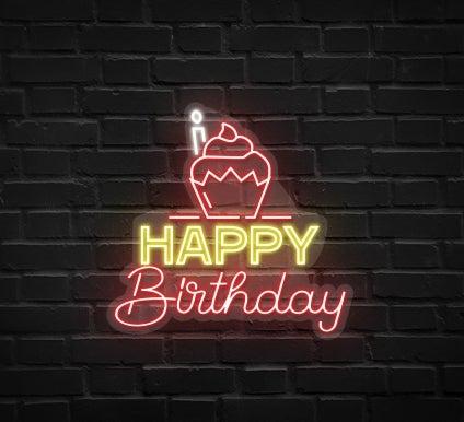Cupcake Neon Sign