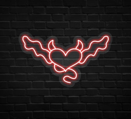 Demon Neon Sign