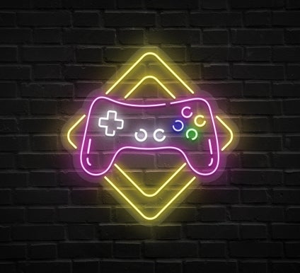 Gamer Joystick Neon Sign