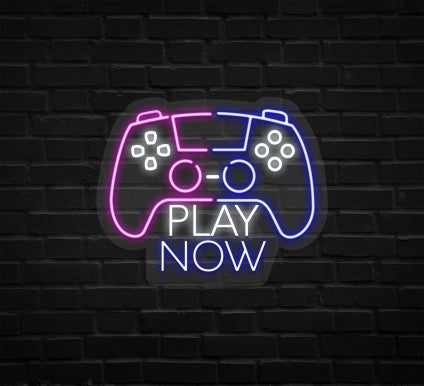 Play Now Neon Sign