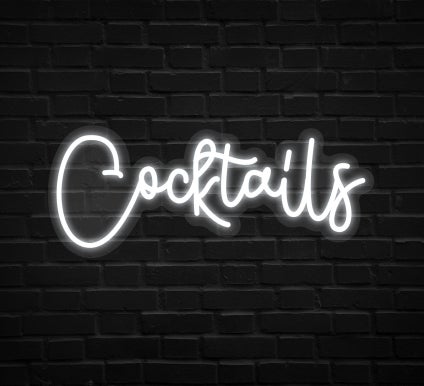 Neon Cocktails Sign