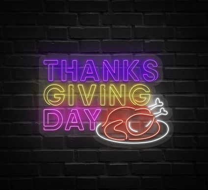 Thanks Giving Day Neon Sign