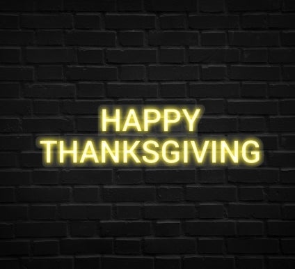 Thanksgiving Neon Sign